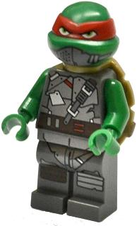 LEGO Minifigure-Raphael - with Armor-Teenage Mutant Ninja Turtles-TNT026-Creative Brick Builders